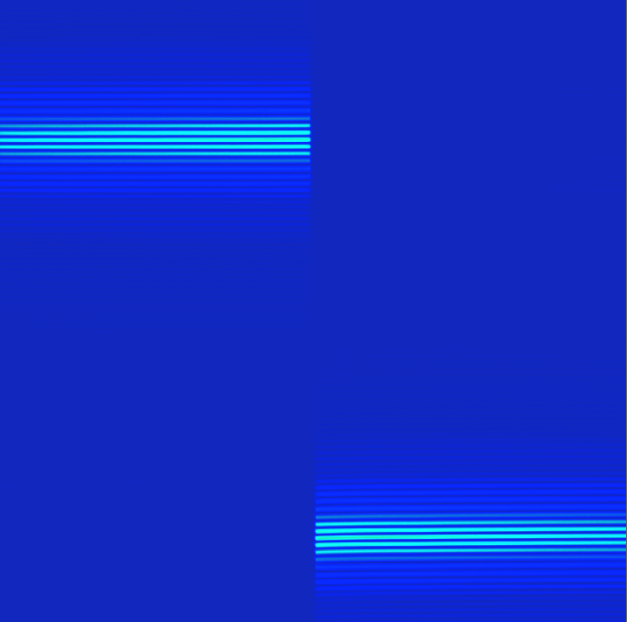 Cross-sectional image of an 8 μm step height standard measured using white-light interferometry, clearly showing the step profile for accuracy evaluation.